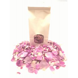 4 Cups / 1 Liter - Freeze Dried Rose Petals